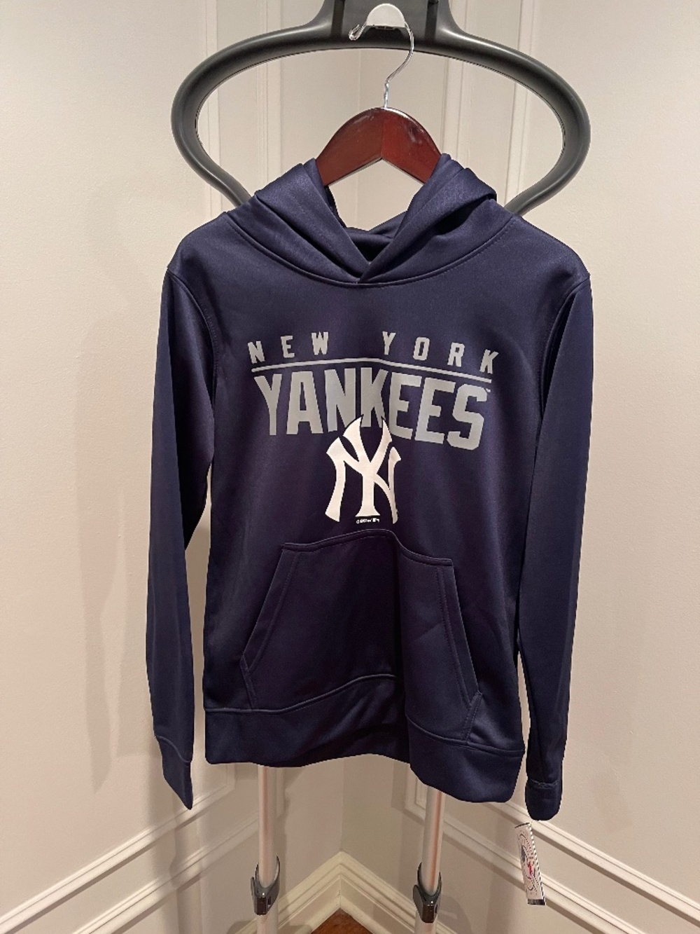NY Yankees MLB Navy Hoodie Youth